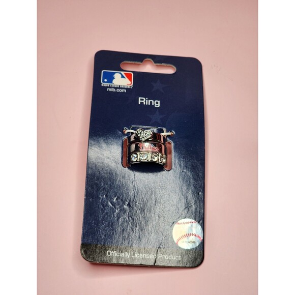 MLB Phillies 3 Ring Stacked Set Philadelphia Team Souvenir Official Baseball Fan - Picture 8 of 13
